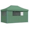 vidaXL Party Tent Folding Green 292 x 440 x 315 cm Oxford Fabric