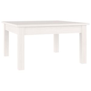 vidaXL Coffee Table White 55x55x30 cm Solid Wood Pine