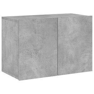 vidaXL TV Cabinet Wall-mounted Concrete Grey 60x30x41 cm