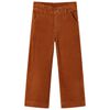 vidaXL Kids' Pants Corduroy Cognac 92