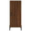 vidaXL Highboard Brown Oak 34.5x34x180 cm Engineered Wood