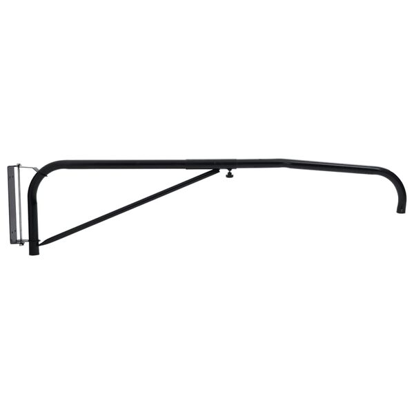 vidaXL Hose Boom Wall Mounted Black Steel