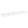vidaXL Wall Shelves 4 pcs High Gloss White 40x9x3 cm