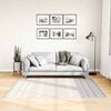 vidaXL Rug Washable 120x180 cm Black and White