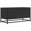 vidaXL TV Cabinet Black 80x34.5x40 cm Engineered Wood and Metal