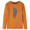Kids'T-shirt with Long Sleeves Dark Ochre 92