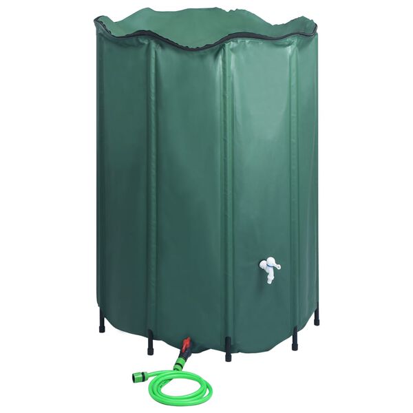 vidaXL Collapsible Rain Water Tank with Spigot 1350 L
