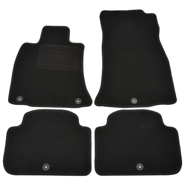 vidaXL 4 Piece Car Mat Set for Kia Stinger (CK)