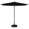 vidaXL Garden Parasol with Base 270 x 270 cm Polyester Rectangular