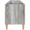 vidaXL Record Cabinet Grey Sonoma 121x38x48 cm Engineered Wood