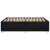 vidaXL Bed Frame without Mattress Black&nbsp;Double Fabric