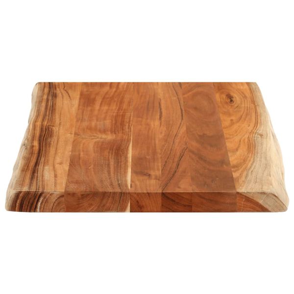 vidaXL Table Top 70x60x3.8 cm Rectangular&nbsp;Solid Wood Acacia Live Edge