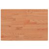 vidaXL Table Top 60x40x2.5 cm Rectangular Solid Wood Beech