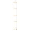 vidaXL Kid's Rope Ladder Solid Wood and PE 30x168 cm