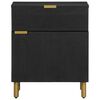vidaXL Bedside Cabinet Black 50x33x60 cm Engineered Wood