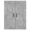 vidaXL Highboard Concrete Grey 69.5x34x180 cm Engineered Wood
