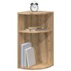vidaXL End Table Artisan Oak 29.6 x 29.6 x 60 cm Engineered Wood