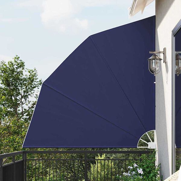 vidaXL Balcony Privacy Screen Navy blue 210 x 210 cm Fabric
