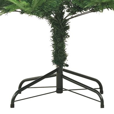 vidaXL Artificial Christmas Tree Green 210 cm PVC&PE