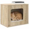 vidaXL Cat House Sonoma 51 x 30 x 42 cm Engineered Wood