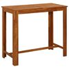 vidaXL Bar Table Solid Acacia Wood 120x60x105 cm