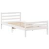 vidaXL Bookcase Bed without Mattress White 100x200 cm Solid Wood Pine