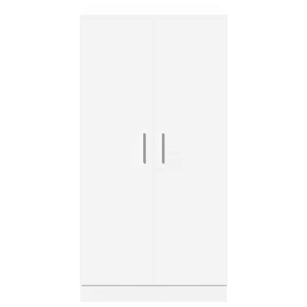 vidaXL Shoe Cabinet 7 Shelves White