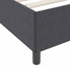 vidaXL Bed Frame with Mattress Dark Grey 90 x 200 cm Fabric