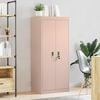 vidaXL Storage Cabinet Pink 60 x 40 x 140 cm Steel