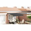 vidaXL Retractable Awning Anthracite 3x2.5 m Fabric and Aluminium