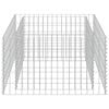 vidaXL Gabion Raised Bed Galvanised Steel 90x90x50 cm