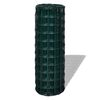 vidaXL Euro Fence Green 1000 x 180 cm PVC-coated iron