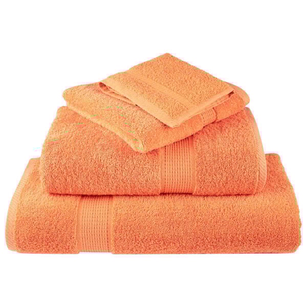 vidaXL Premium Guest Towels SOLUND 4 pcs Orange 30x50 cm 600 gsm