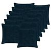 vidaXL Cushion Cover 12 pcs HOUTEN Navy Blue 45 x 45 cm