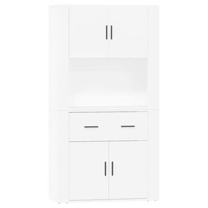 vidaXL Highboard | White | Engineered wood | Standard | Highboard | Rectangular
