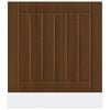 vidaXL Dishwasher Panel Lucca Brown Oak Engineered Wood