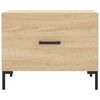 vidaXL Coffee Table Sonoma Oak 50x50x40 cm Engineered Wood