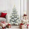 vidaXL Artificial Christmas Tree with 150 LEDs Green 120 cm PE and PVC
