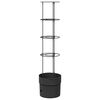 vidaXL Tomato Grower Black &Oslash; 32 x 127 cm PP
