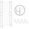 vidaXL Wine Rack for 96 Bottles White Metal