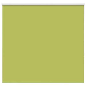 vidaXL Roller Blind Blackout Leaves Green 150x150 cm Fabric Width 146.6 cm Polyester
