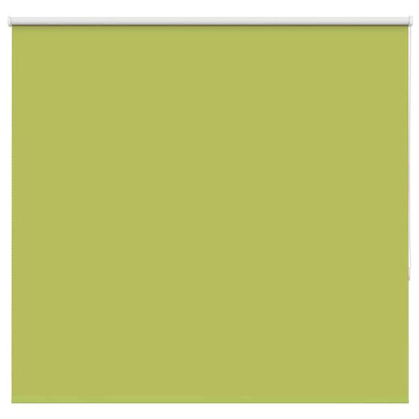vidaXL Roller Blind Blackout Leaves Green 150x150 cm Fabric Width 146.6 cm Polyester