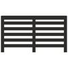 vidaXL Radiator Cover Black 149x20x82 cm Engineered Wood