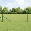 vidaXL Fence Post Green 100 x 0.5 m (50 mm mesh) Steel and PVC