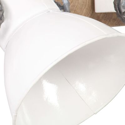 vidaXL Industrial Wall Lamp White 90x25 cm E27