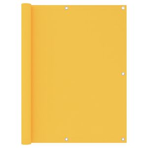 vidaXL Balcony Screen Yellow 120x500 cm Oxford Fabric