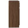 vidaXL Sideboard with Drawer Brown Oak 71x35x84 cm Engineered Wood