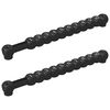vidaXL Football Table Counters 2 pcs Black 30 x 2.2 x 2.9 cm HIPS