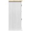vidaXL Hanging Cabinet Corona White 70 x 33 x 71.5 cm Solid Pine Wood