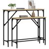 vidaXL Console Tables 2 pcs Sonoma Oak Engineered Wood